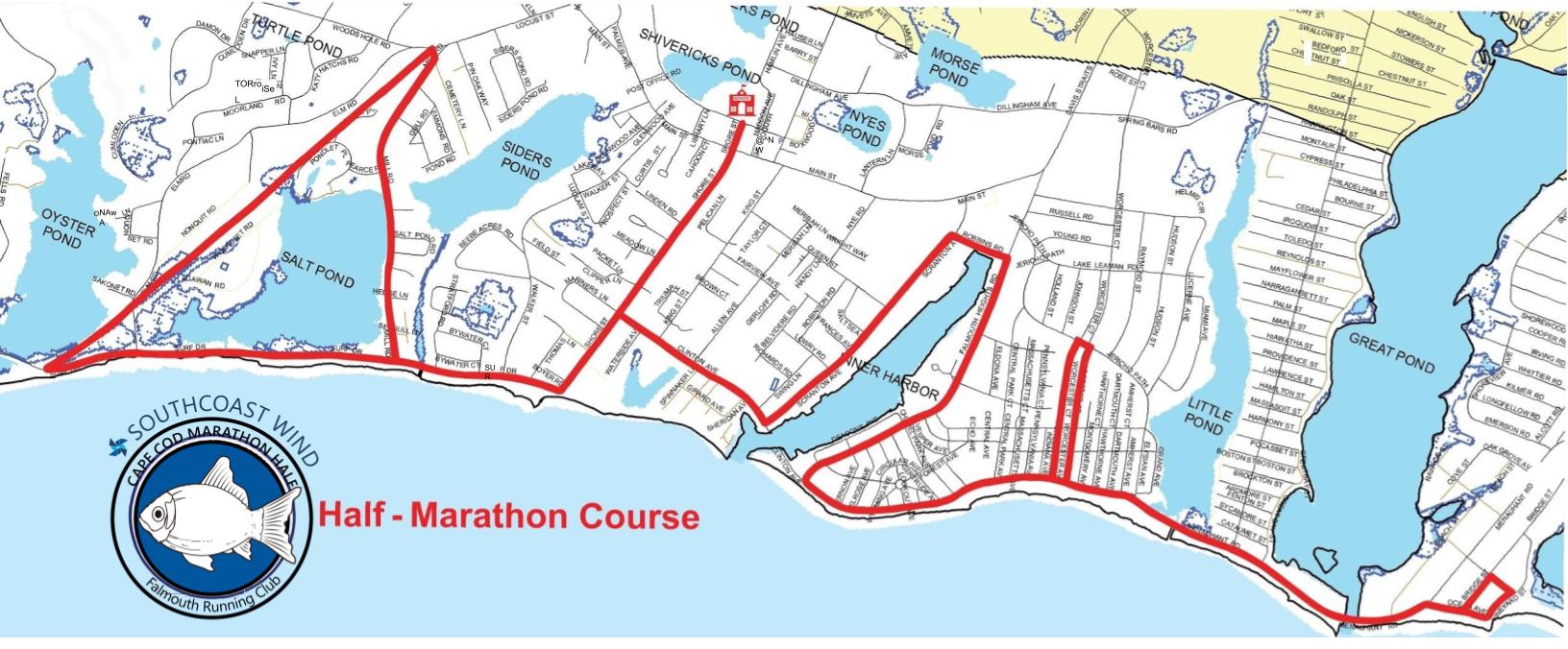 Marathon Half Route Map Cape Cod Marathon Weekend